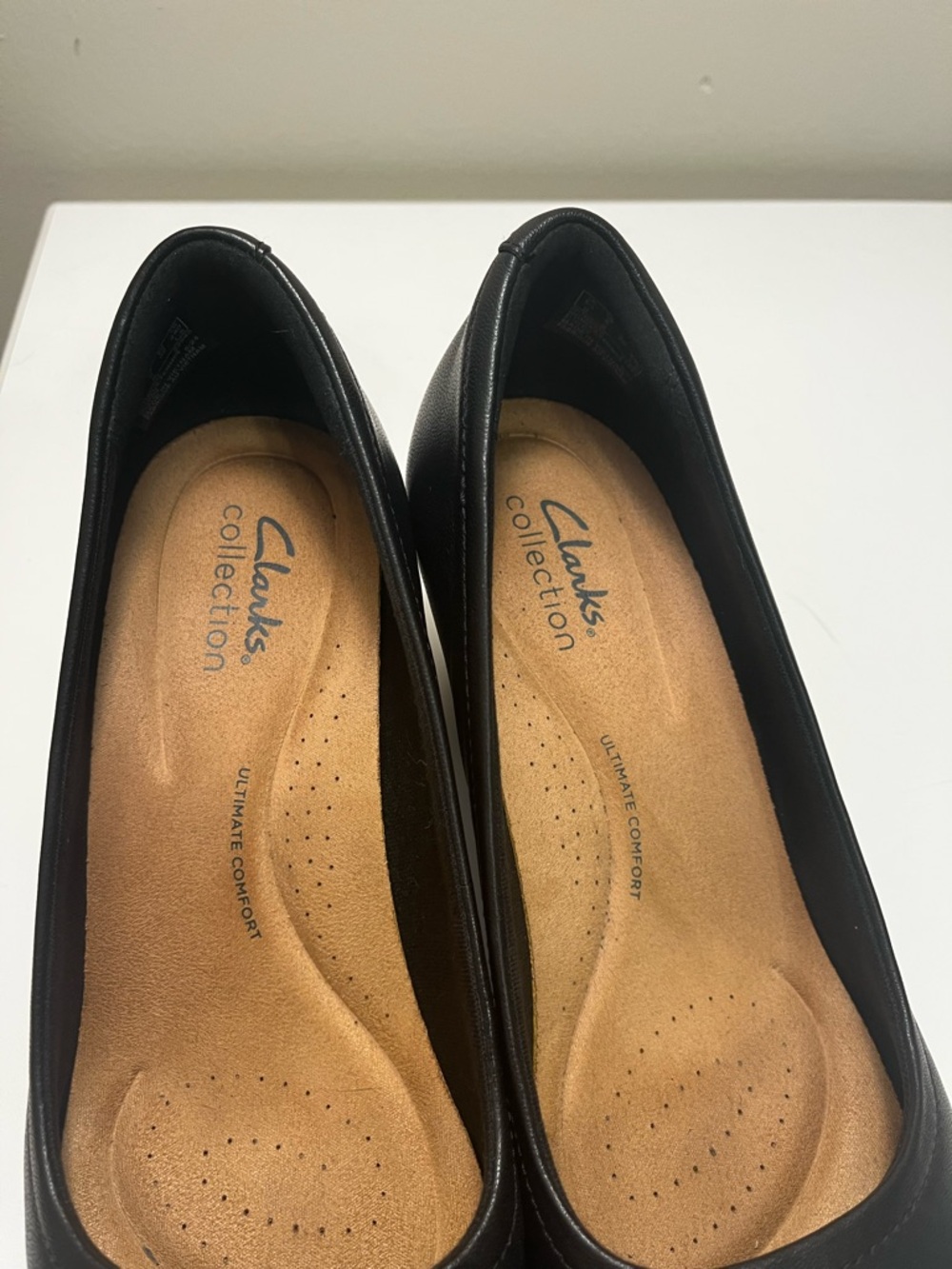 Clarks Collection women’s size 8 leather comfort pumps - Picture 5 of 9
